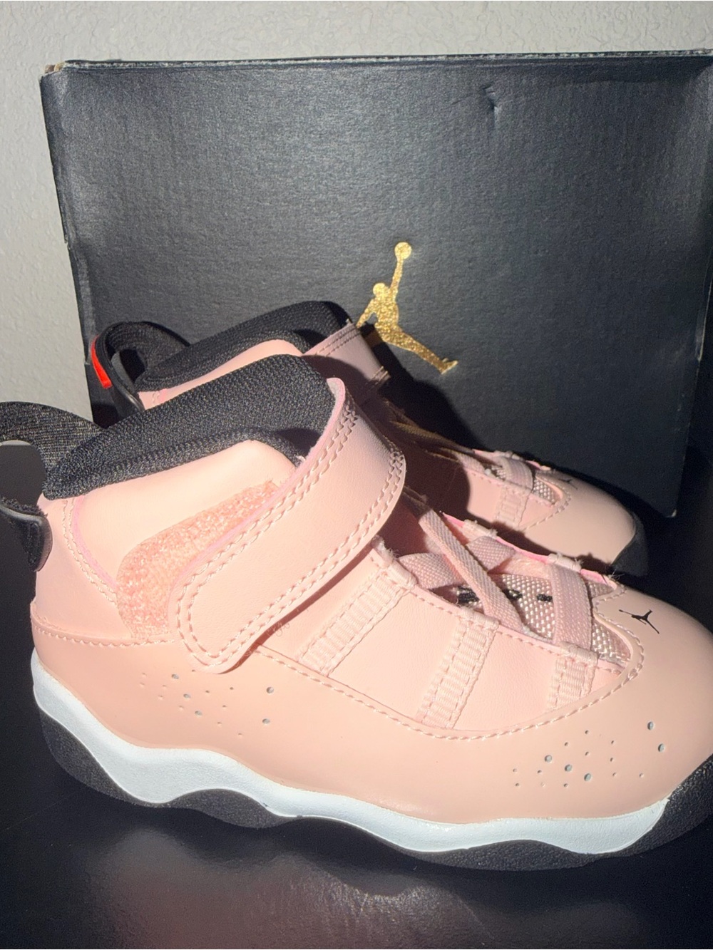 Pink Nike 6 Rings Jordan Baby Sneaker Shoes